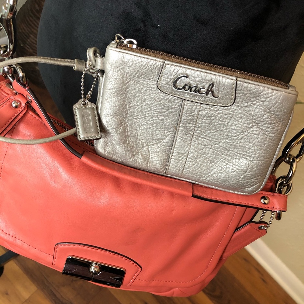 COACH Kristin Leather East West Rose Crossbody Bag ONLY - Picture 5 of 13